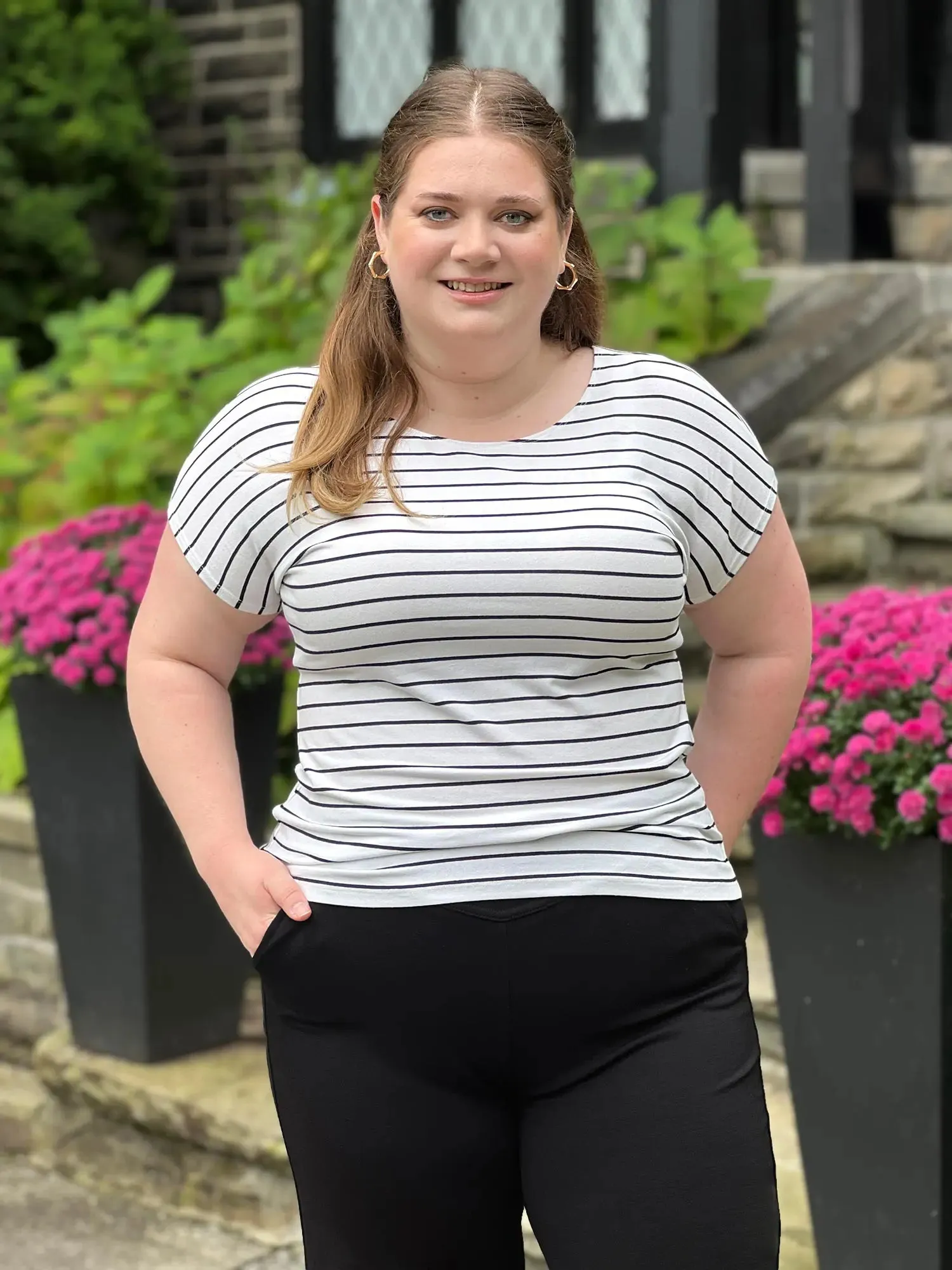 [50% OFF] Mimi reversible neckline dolman top [SLIGHTLY FLAWED] FINAL SALE