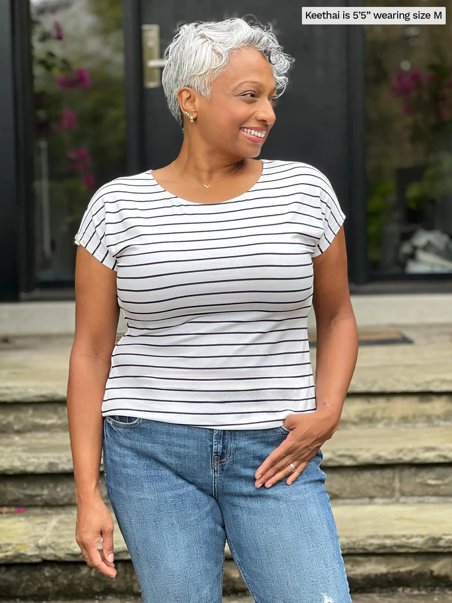 [50% OFF] Mimi reversible neckline dolman top [SLIGHTLY FLAWED] FINAL SALE