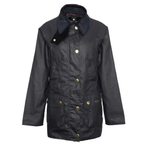 Barbour Modern Beadnell Ladies Wax Jacket - Navy/Classic