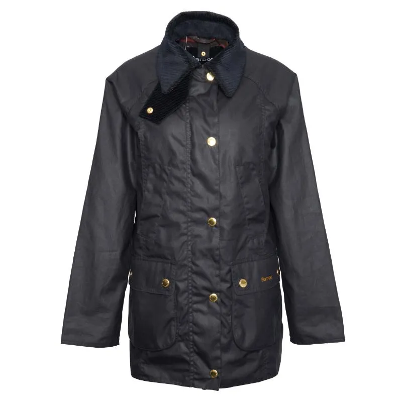 Barbour Modern Beadnell Ladies Wax Jacket - Navy/Classic