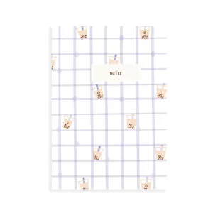 Boba Purple Picnic Pocket Notebook