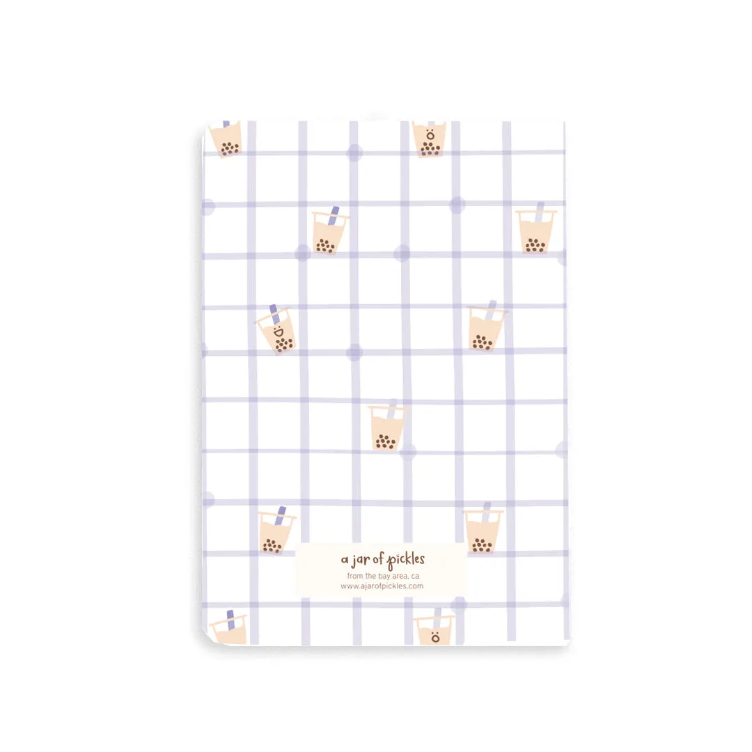 Boba Purple Picnic Pocket Notebook