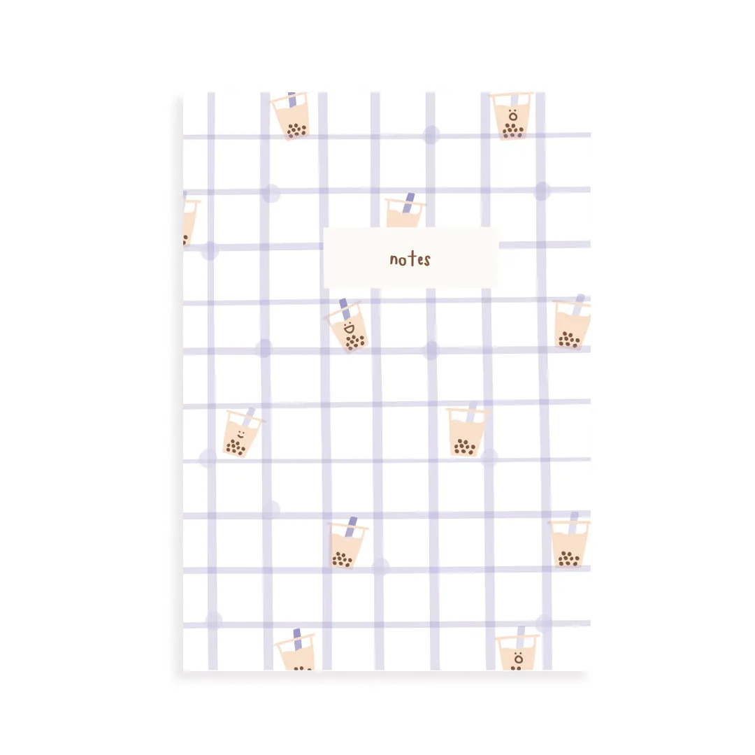 Boba Purple Picnic Pocket Notebook