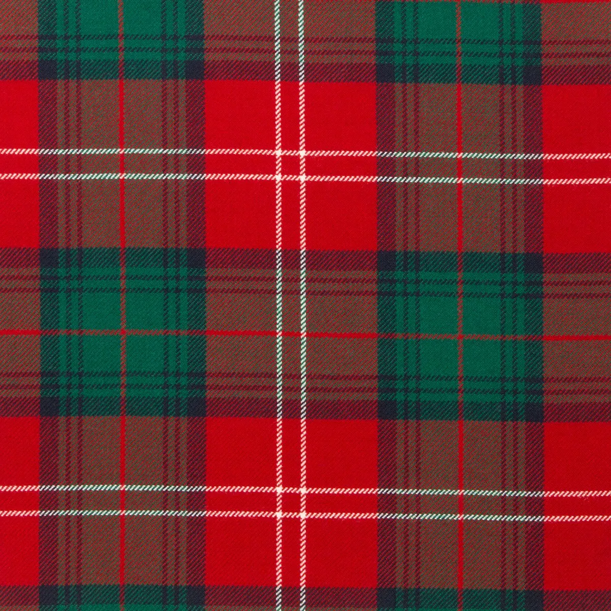 Chisholm Red Modern Autumn Weight Tartan Fabric