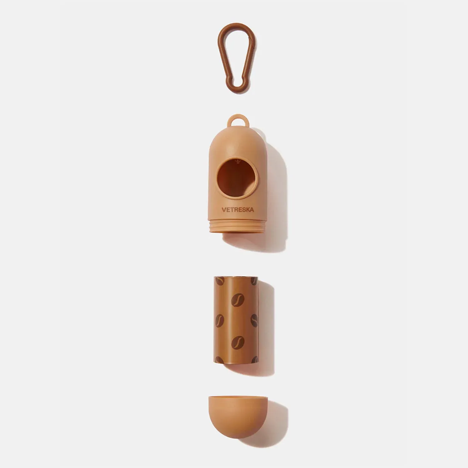 Coffee Scented Pet Waste Bags with Dispenser