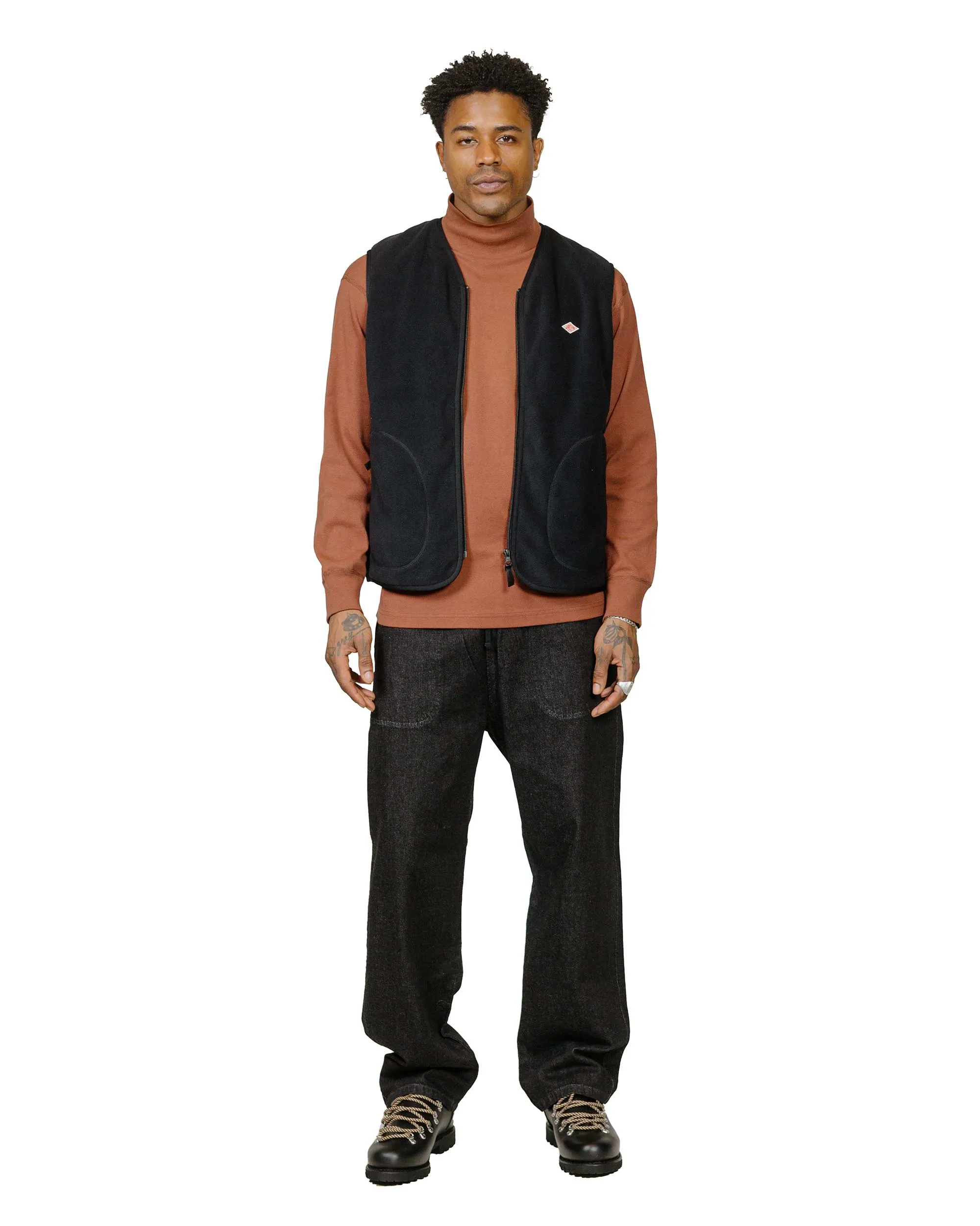 Danton Denim Easy Pants Black