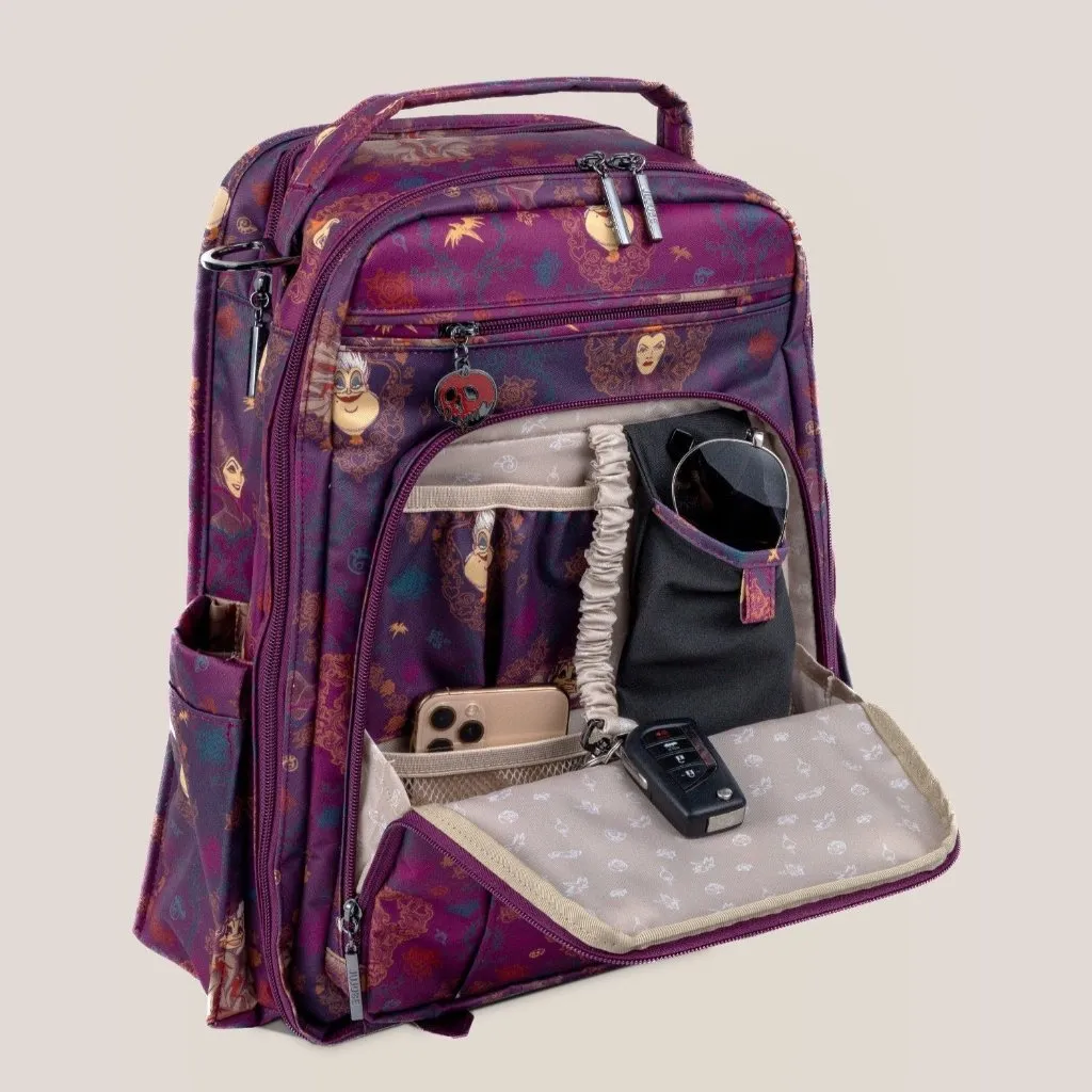 Disney Villains Be Right Back Diaper Bag Backpack - Dark Purple