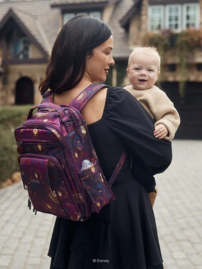 Disney Villains Be Right Back Diaper Bag Backpack - Dark Purple