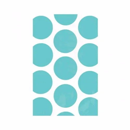 Favor Party Bags Robin's Egg Blue & White Polka Dots - Pack of 10