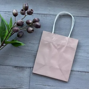 Gift Bag Small 10 Pack - Dusty Pink