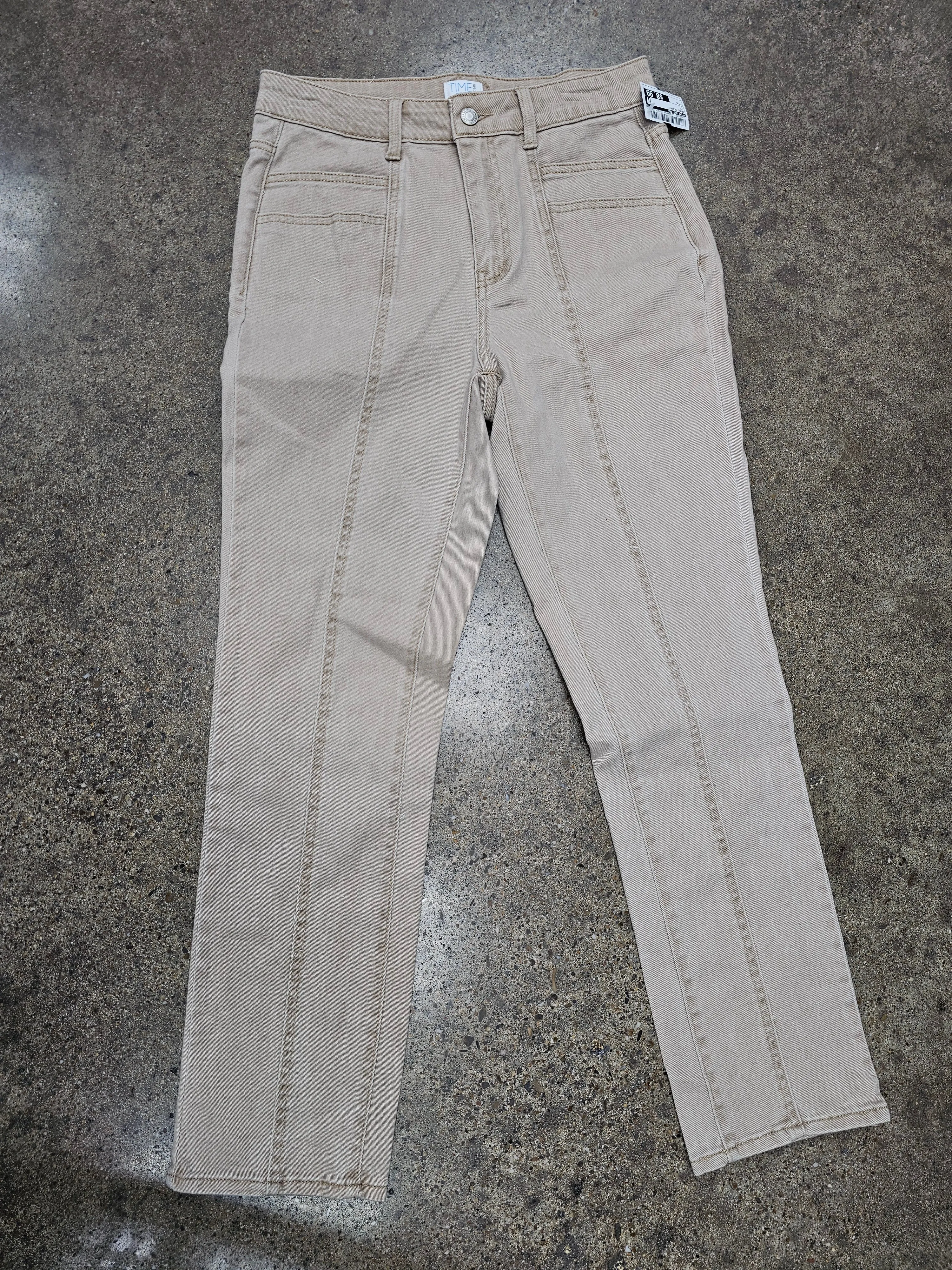 Jeans Skinny By Time And Tru In Tan, Size:6
