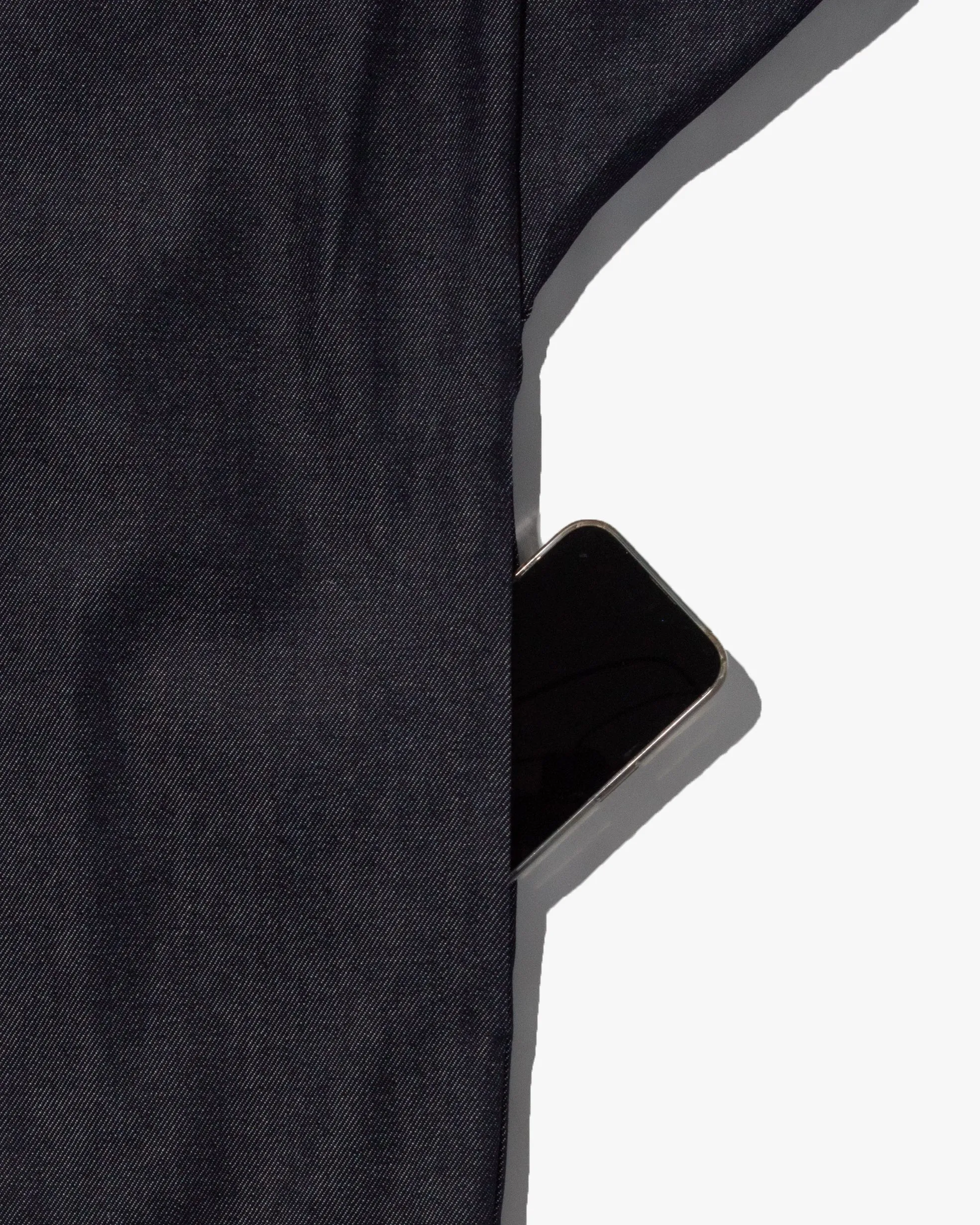 Kiriko Original Jacket, Modern Noragi, 11.4 oz. Denim, Raw, Small Multi