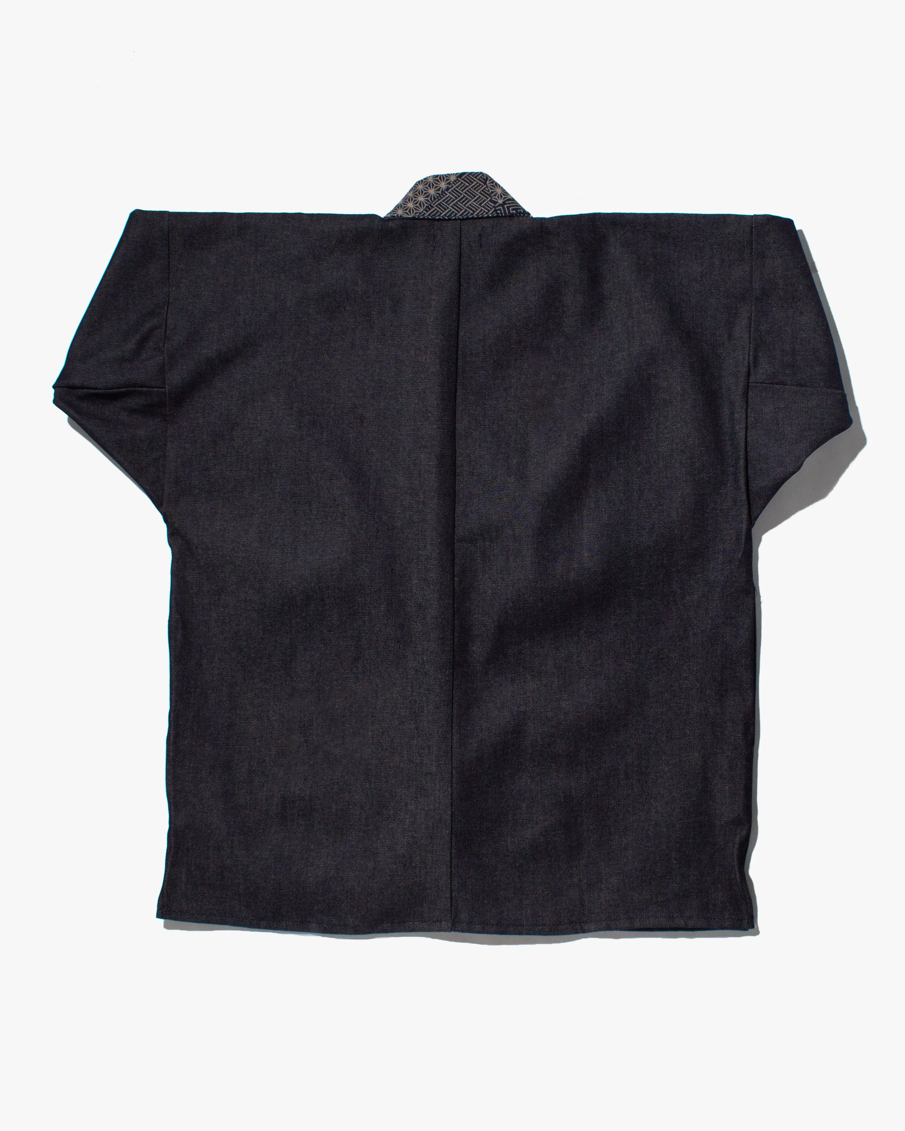 Kiriko Original Jacket, Modern Noragi, 11.4 oz. Denim, Raw, Small Multi