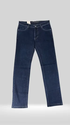 Klick Men Formal Mid Rise Dark Blue Jeans Art no - SCAG020