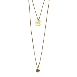 Layered North Star Bullet Necklace by SLATE   SALT