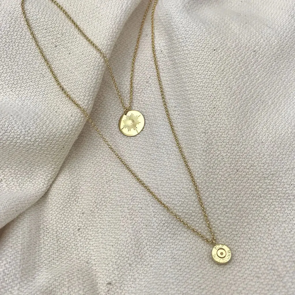 Layered North Star Bullet Necklace by SLATE   SALT