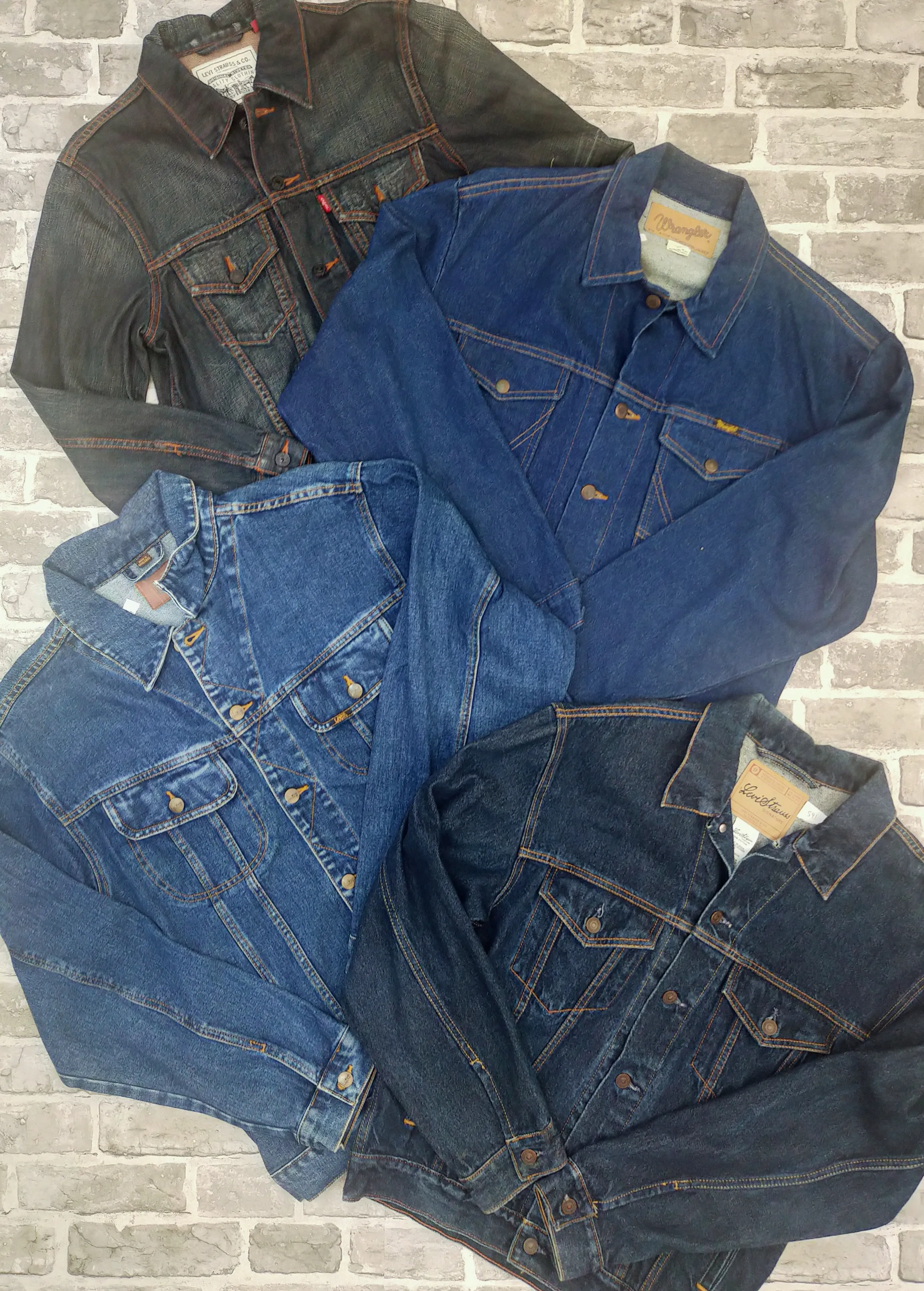 LLW LEVIS LEE WRANGLER Denim Jackets