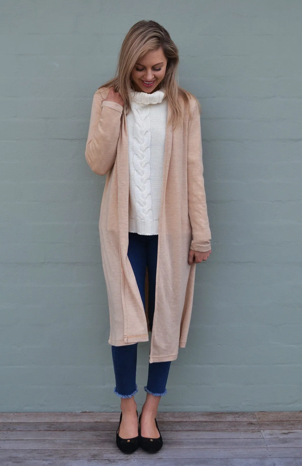 Long Drape Cardigan