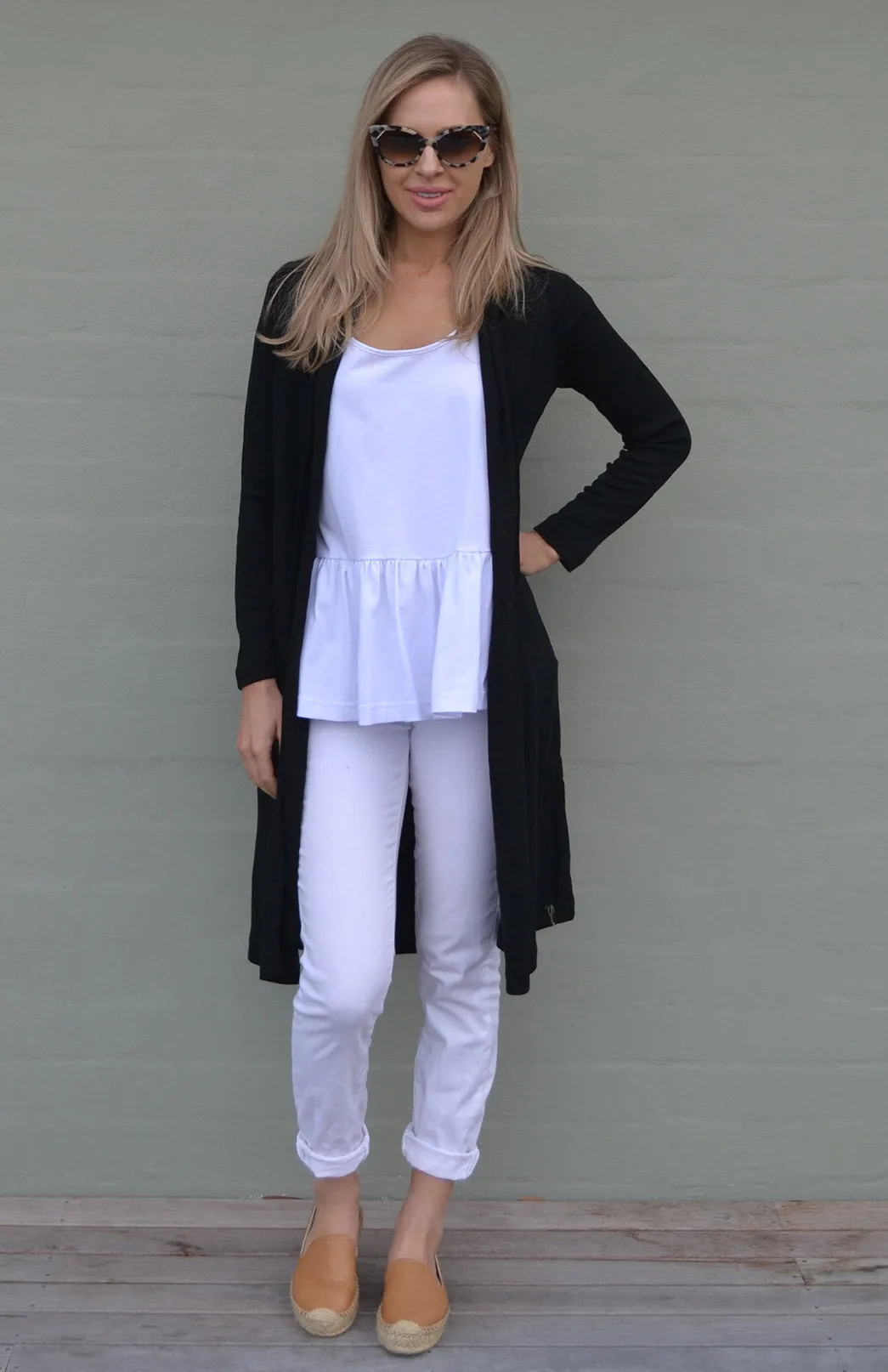 Long Drape Cardigan