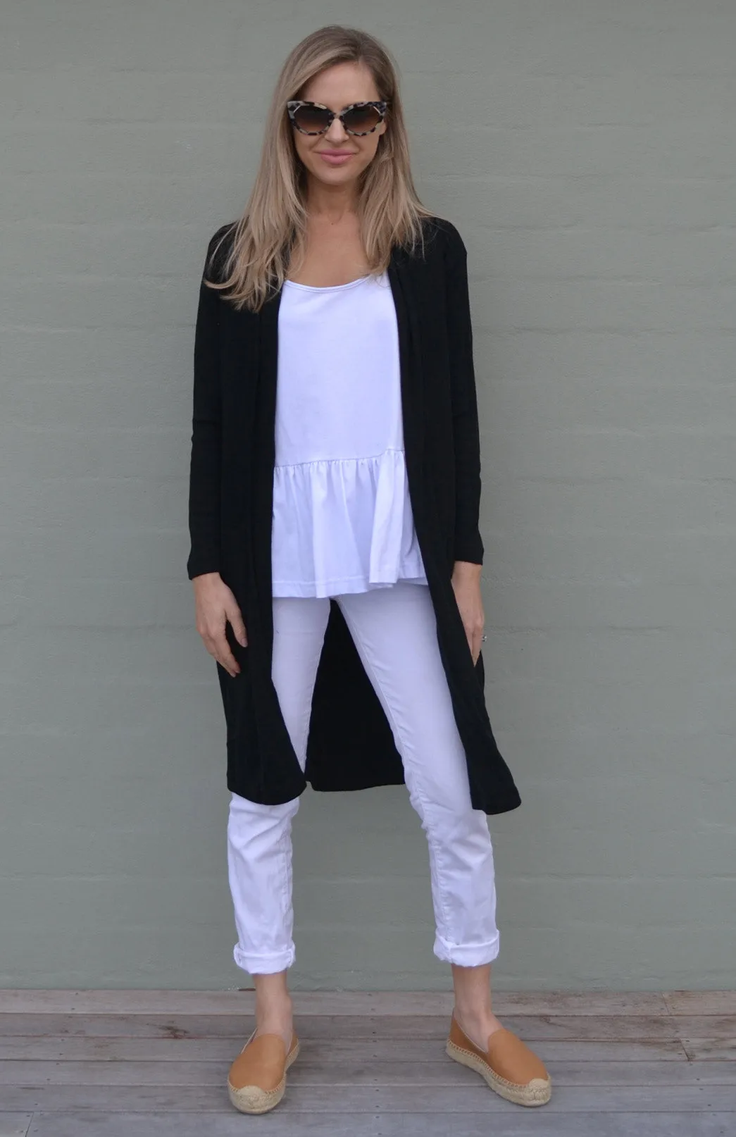 Long Drape Cardigan