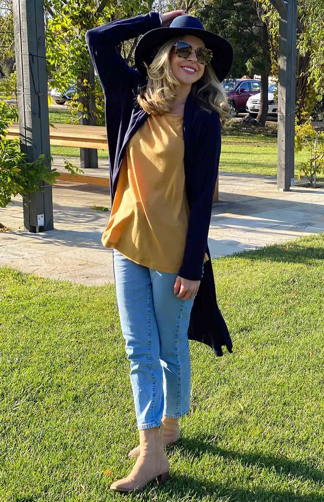 Long Drape Cardigan