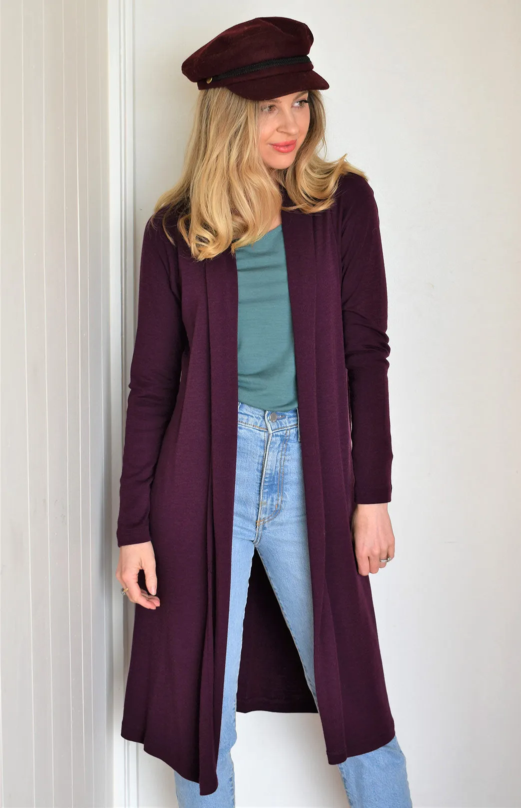 Long Drape Cardigan