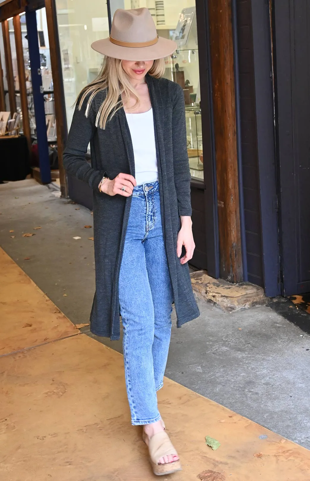 Long Drape Cardigan
