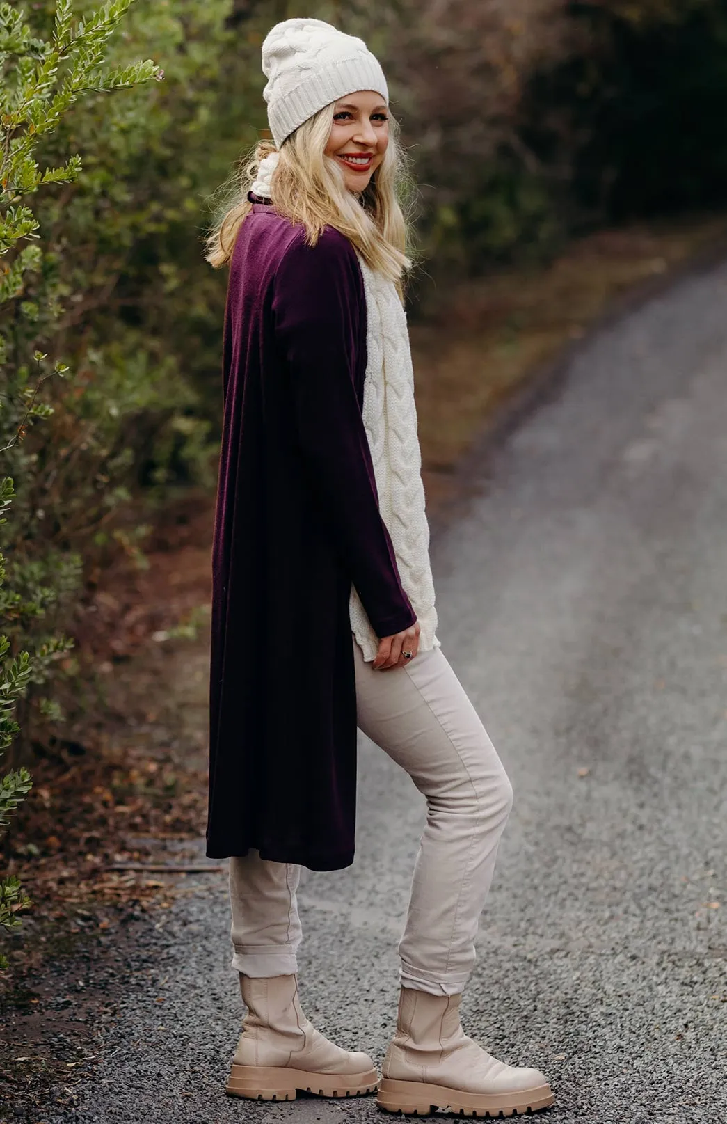 Long Drape Cardigan