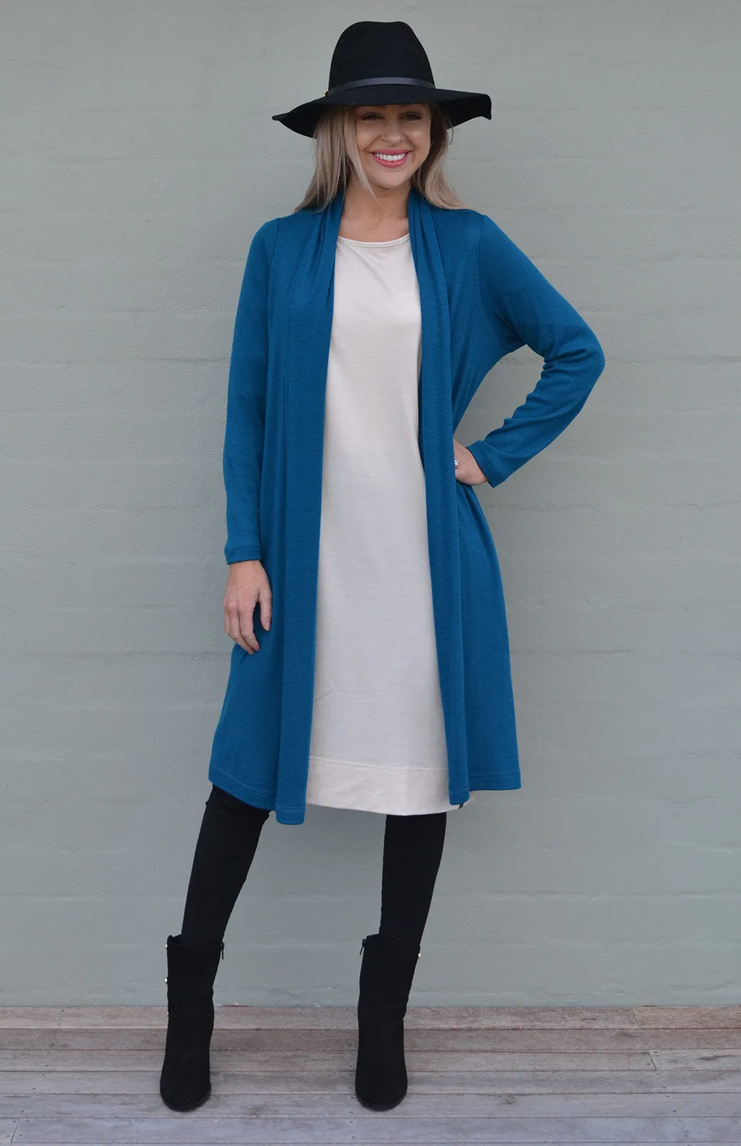 Long Drape Cardigan