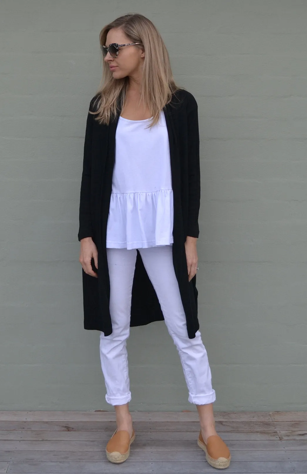 Long Drape Cardigan