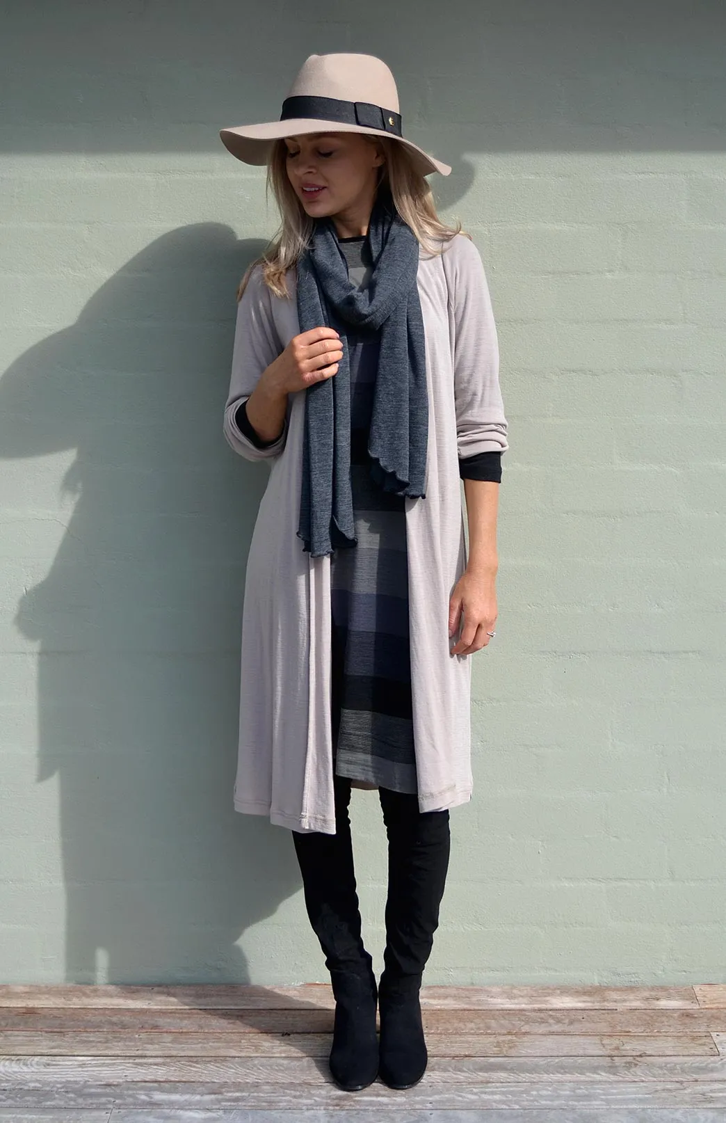Long Drape Cardigan