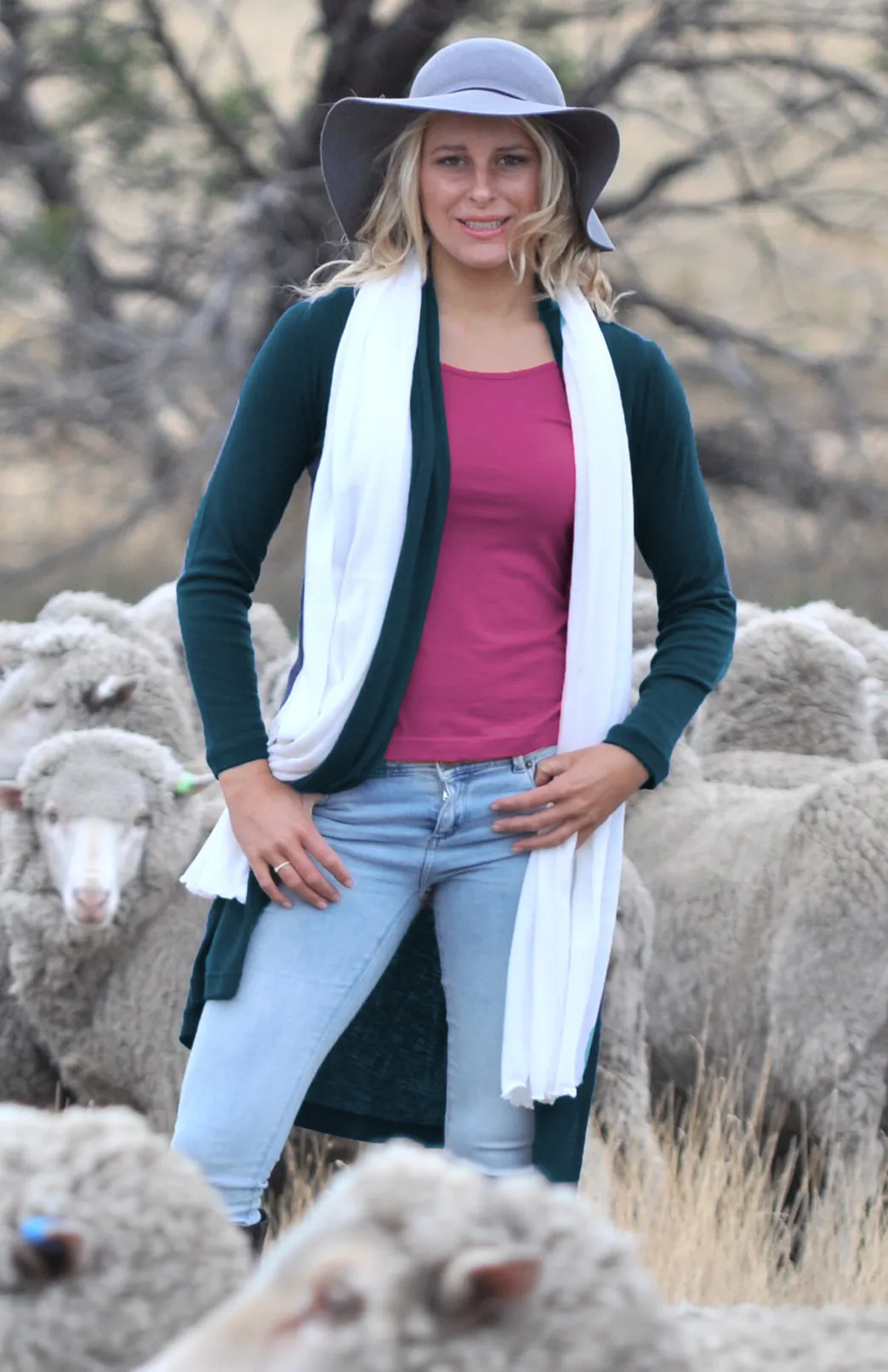 Long Drape Cardigan