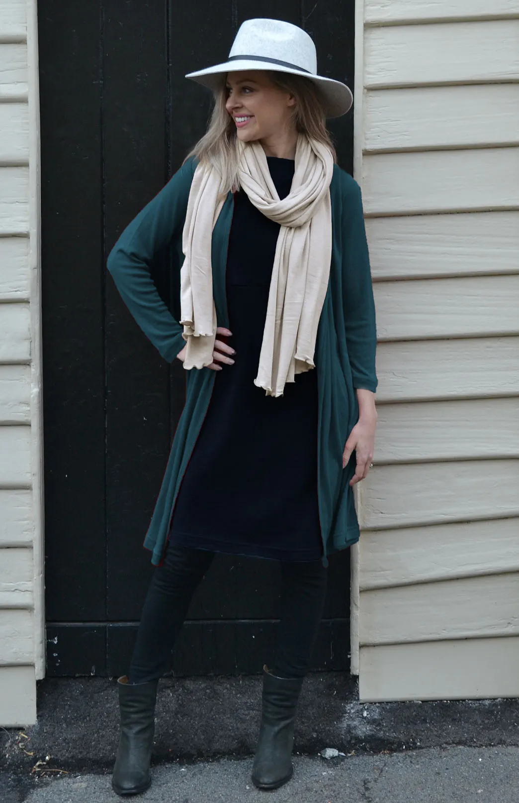 Long Drape Cardigan