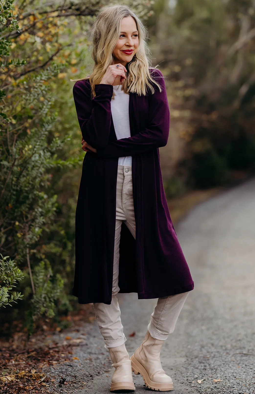 Long Drape Cardigan