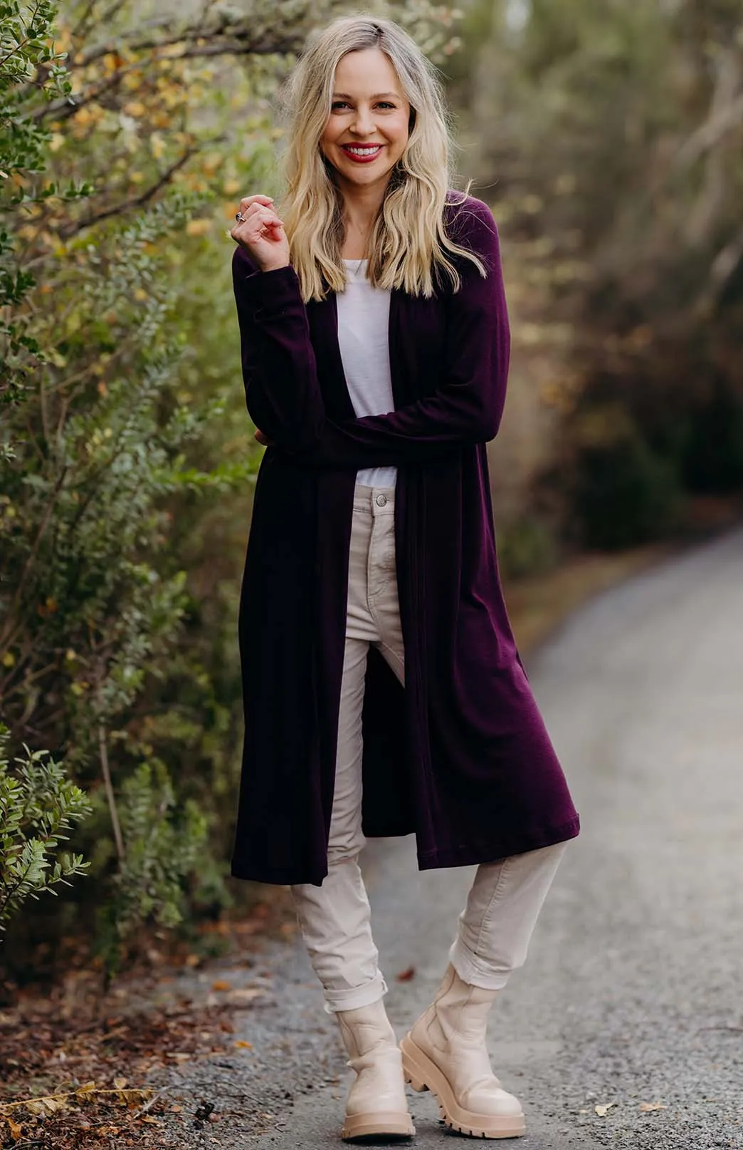 Long Drape Cardigan
