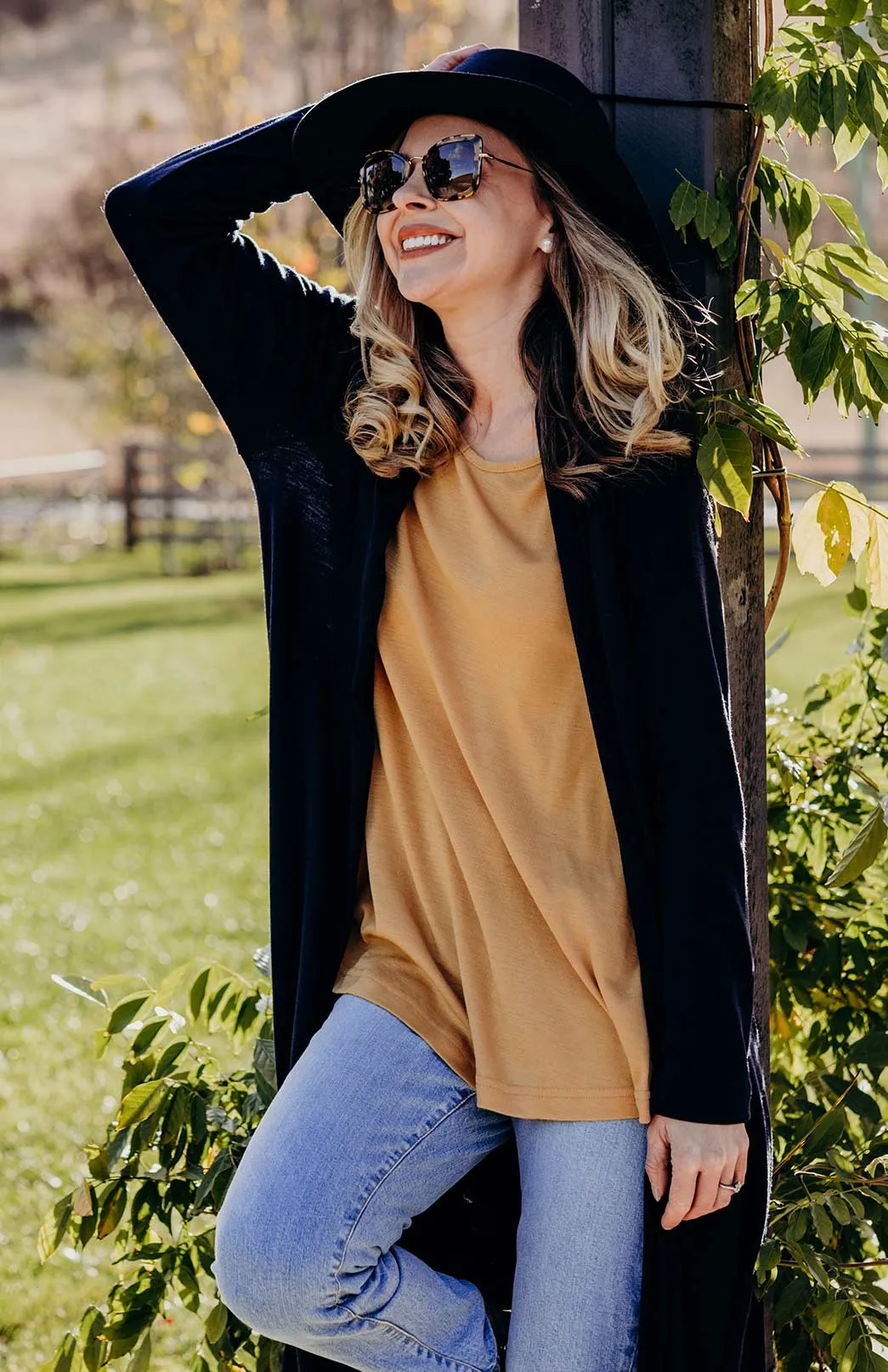 Long Drape Cardigan