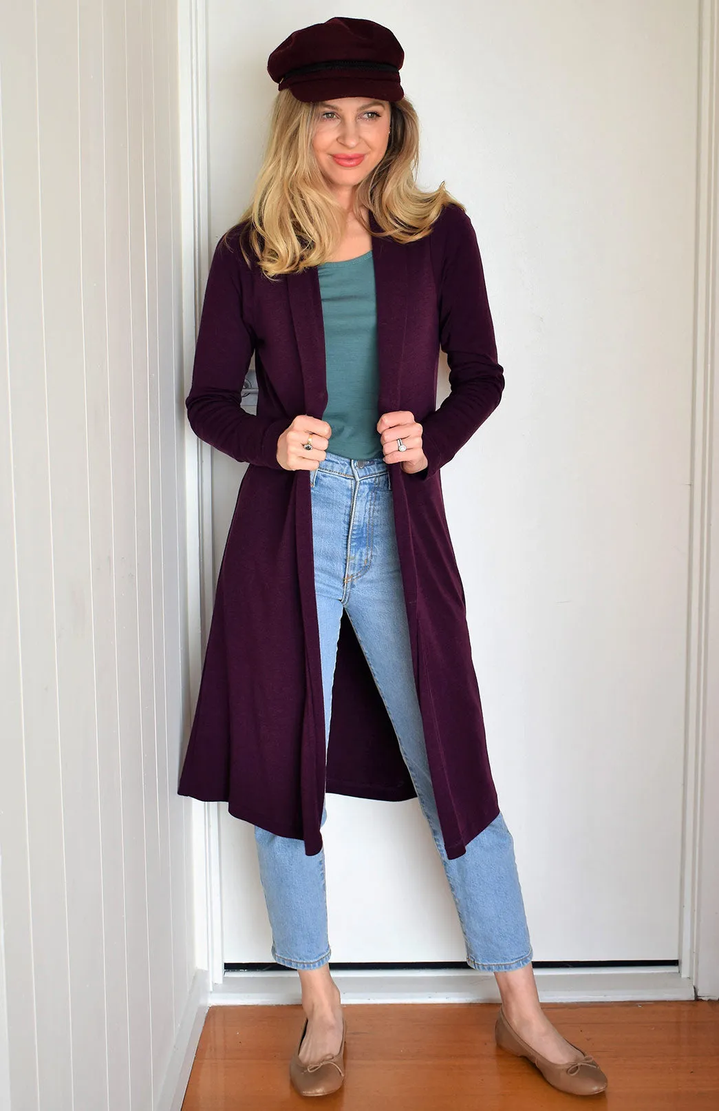 Long Drape Cardigan