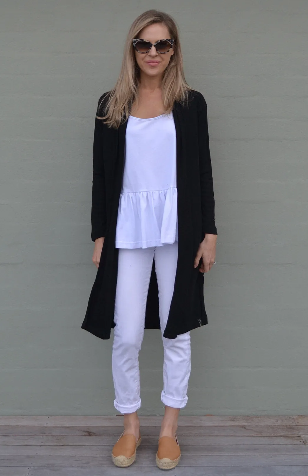 Long Drape Cardigan