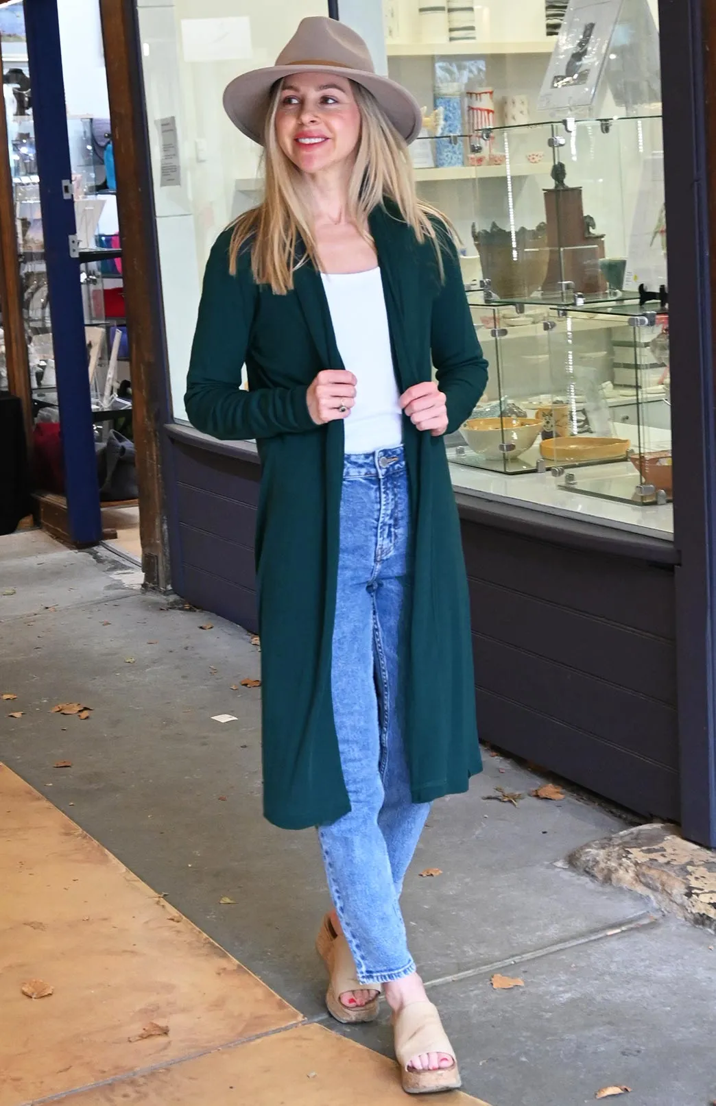 Long Drape Cardigan