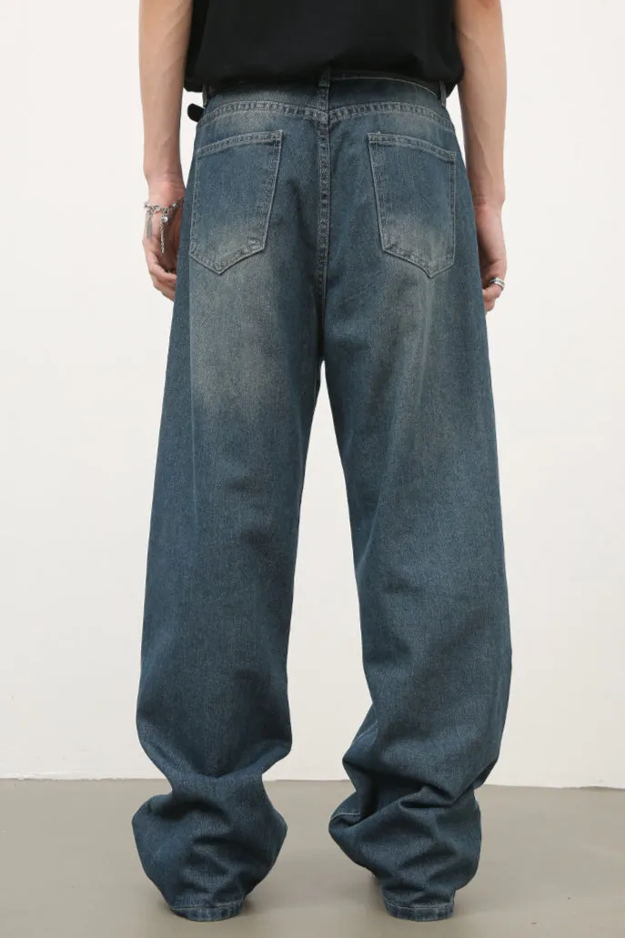 Men's Vintage Wide-Leg Jeans