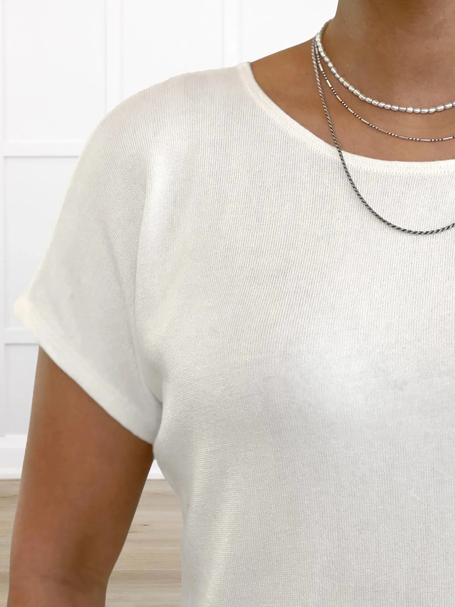 Mimi reversible neckline dolman top