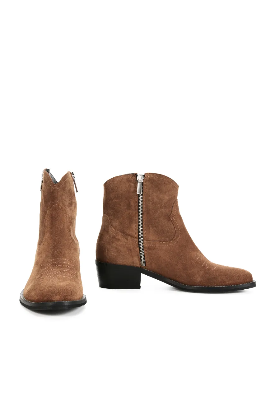 Morgan Boot Suede Cognac