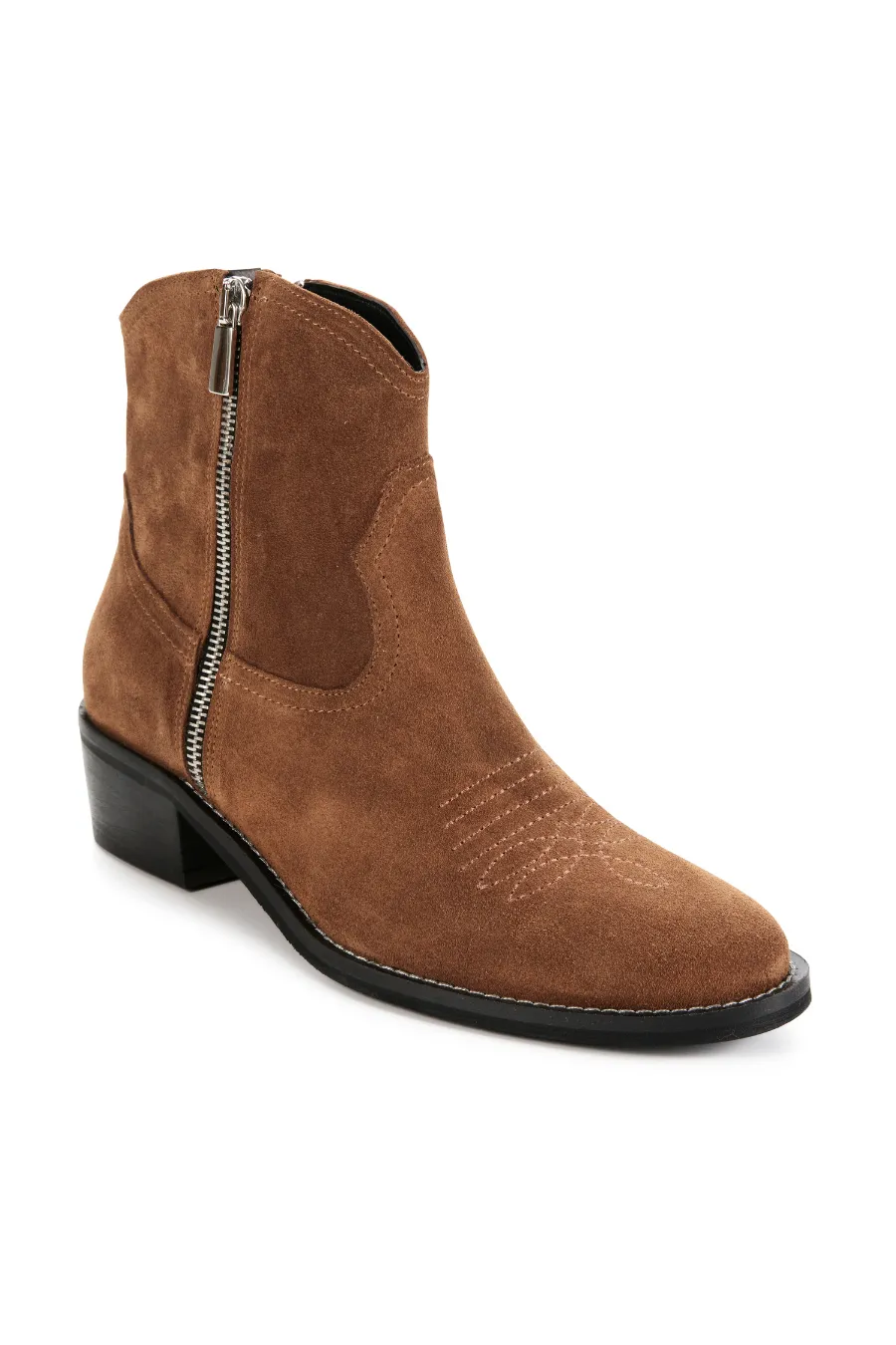 Morgan Boot Suede Cognac