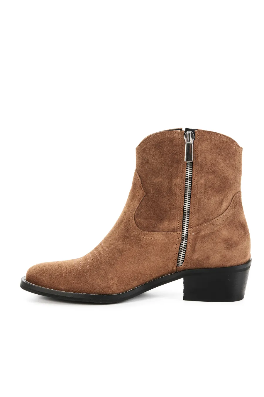 Morgan Boot Suede Cognac