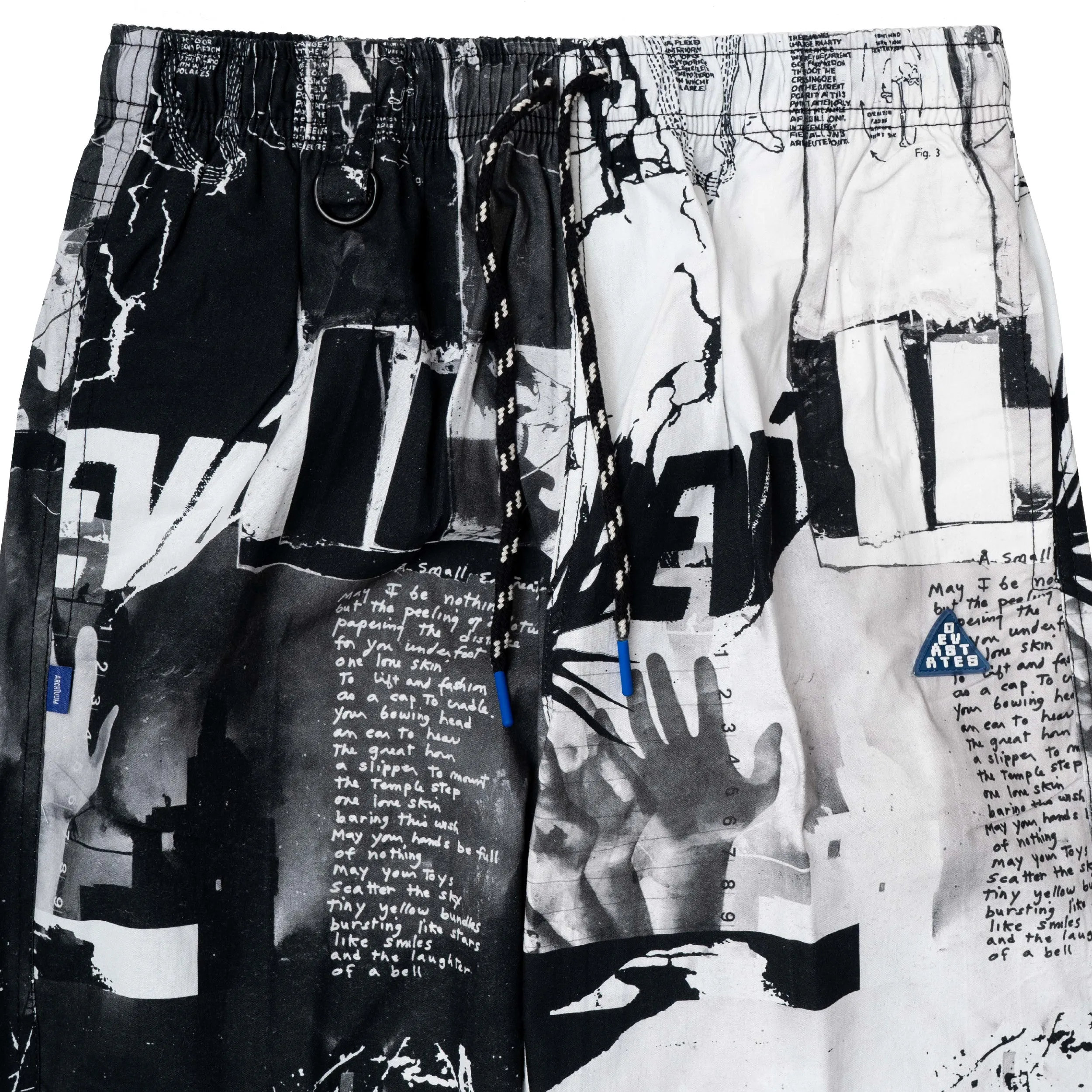 Mosaic Printed Easy Pants - Black
