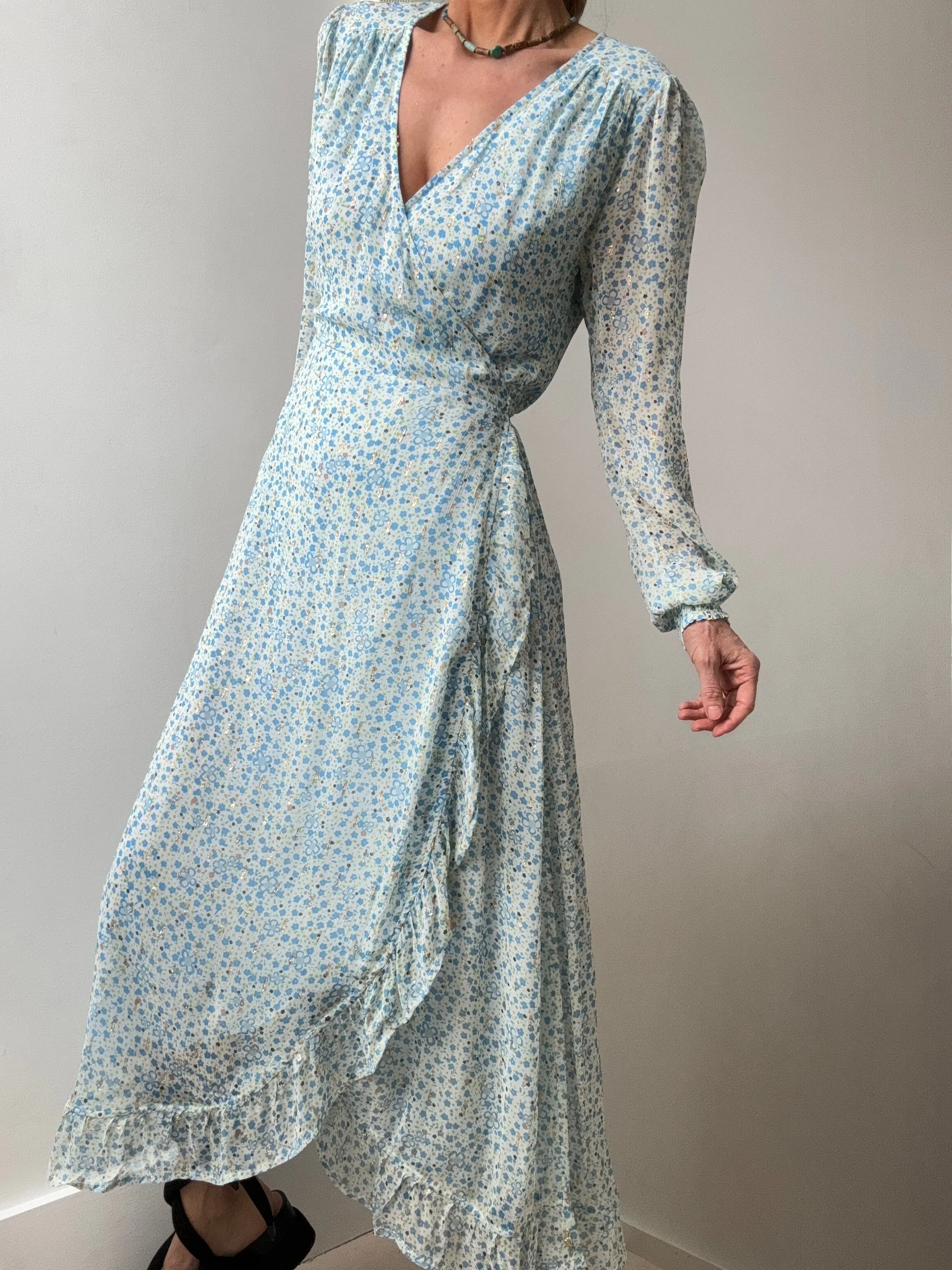 Natasja Frill Wrap Dress