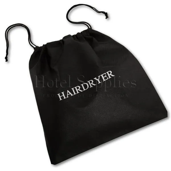 Non-Woven Hairdryer Bags, Black