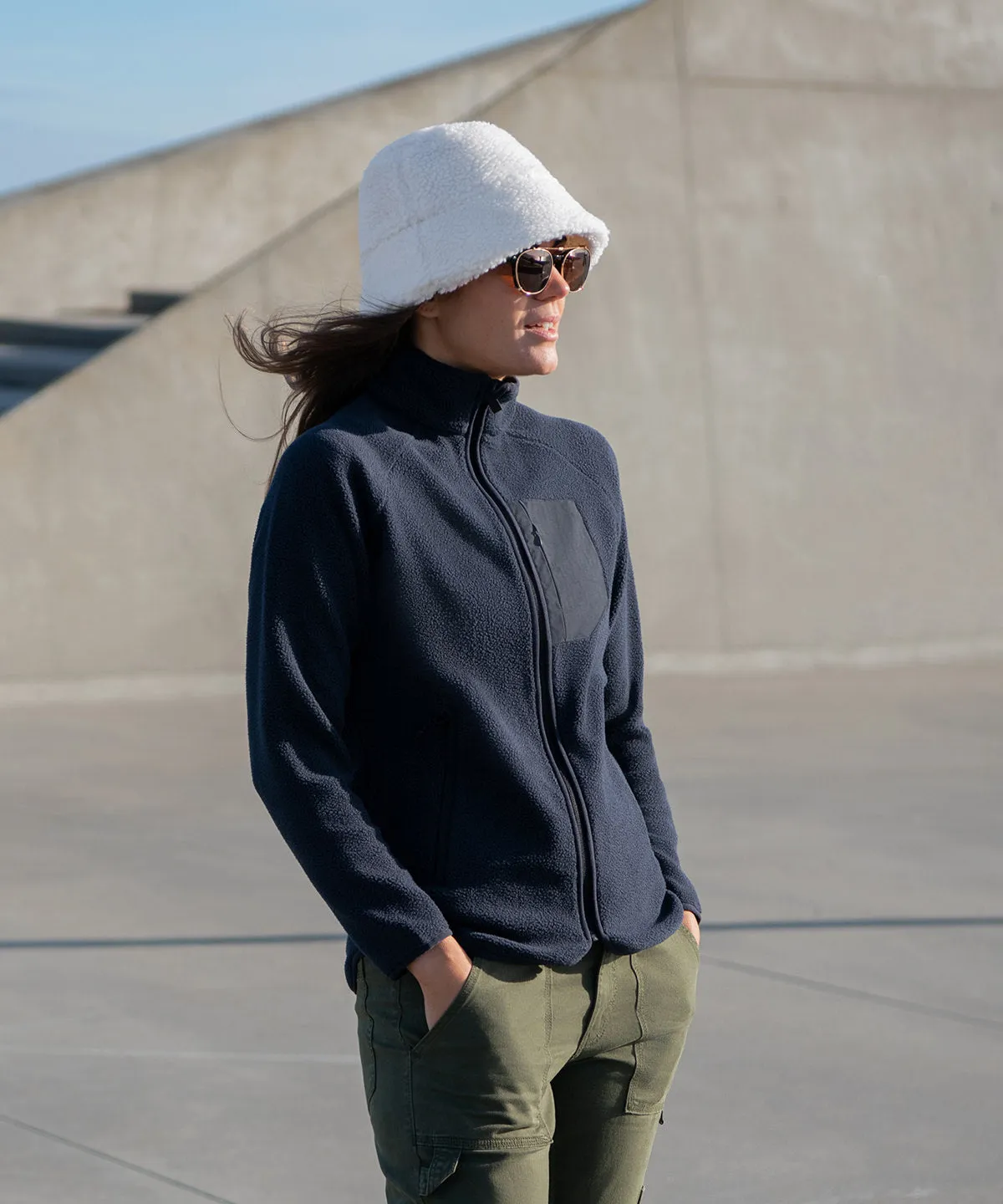 Olive - Women’s Timberlake – modern sherpa fleece