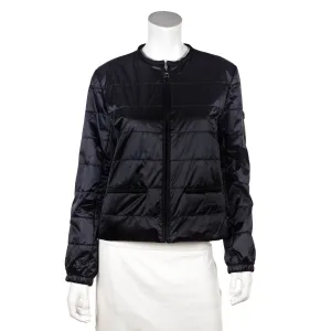 Prada Black Quilted Blouson Jacket Size M | IT 44
