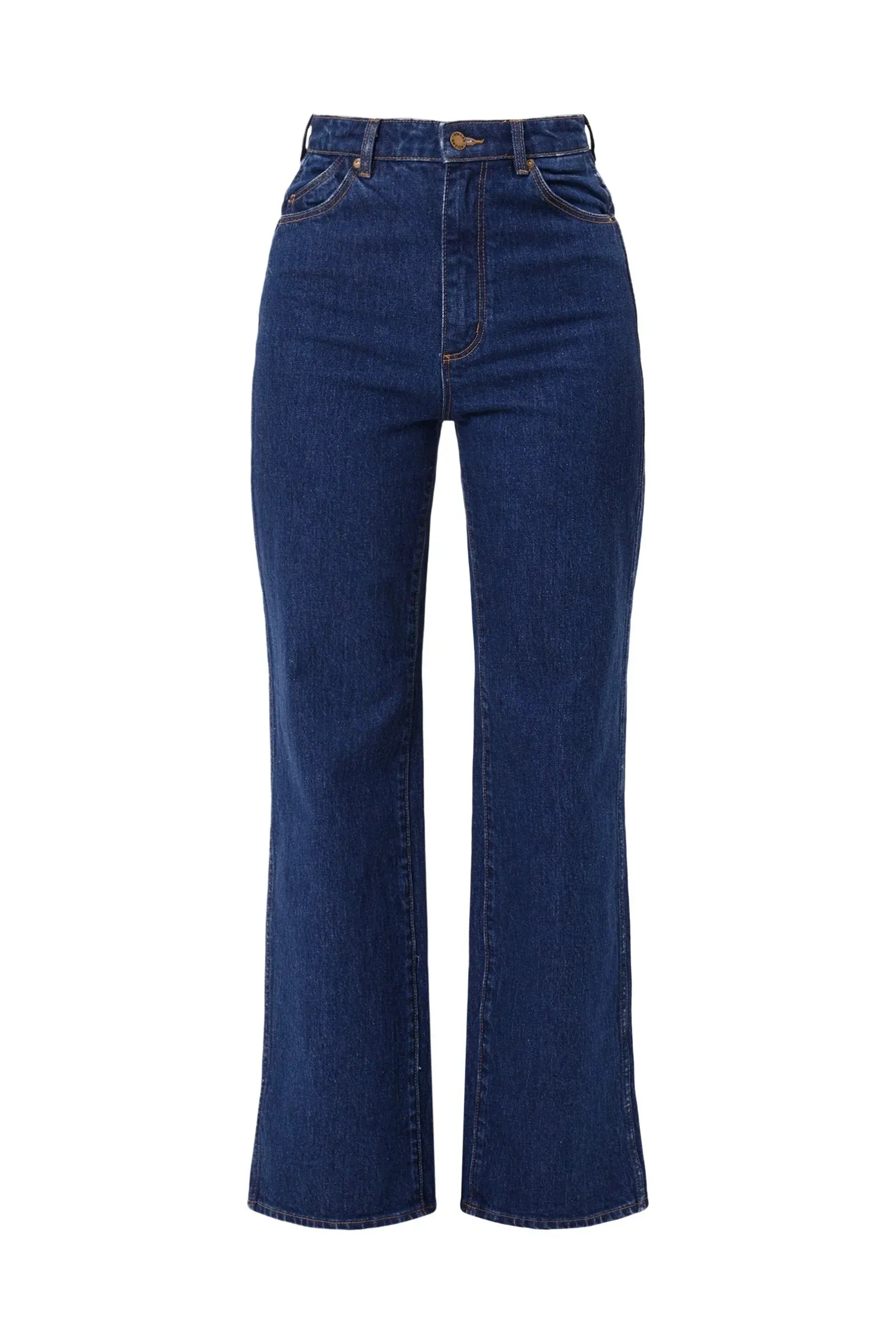 ROLLAS Heidi Wide-Leg Jean - Dark Stone